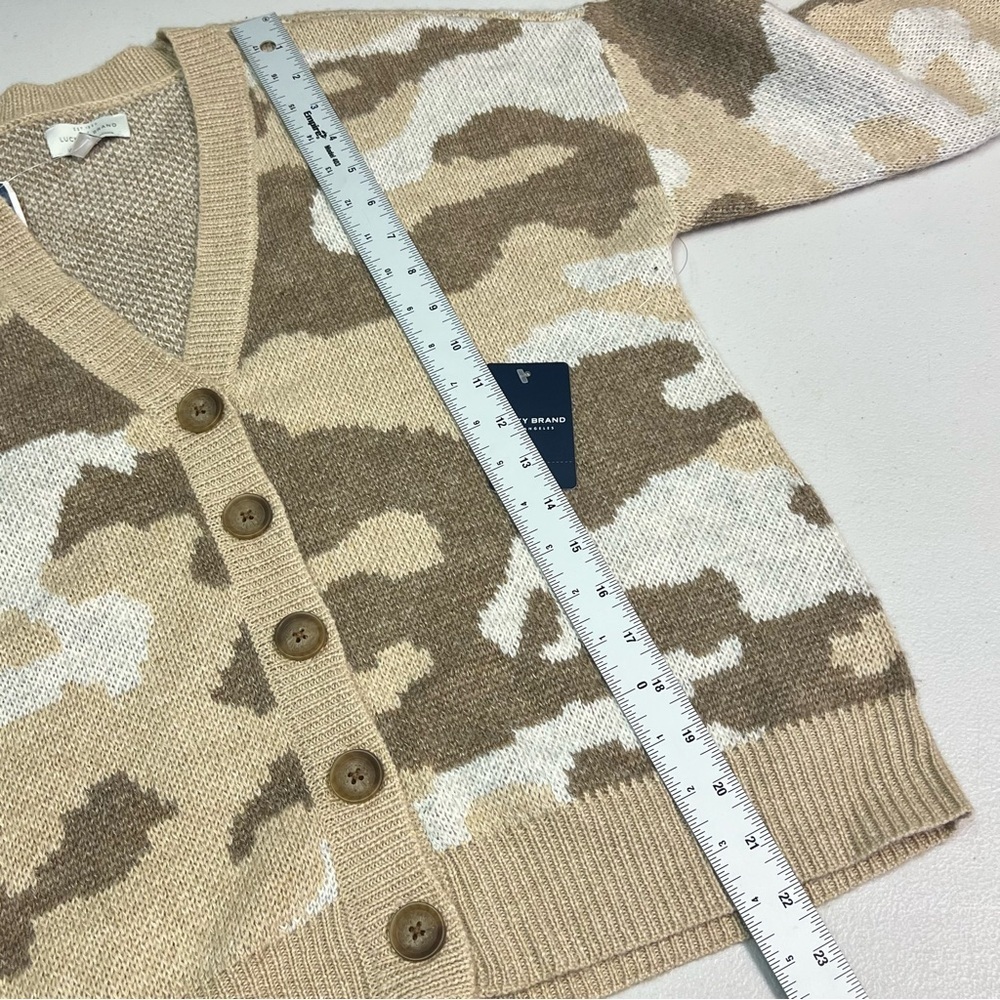 Lucky Brand Women’s Camouflage Knit Cardigan Size M - Picture 11 of 12